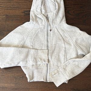 lululemon athletica Full Zip Scuba Gray Hoodie